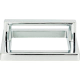 Atlas - Tableau Square Base and Top 2 1/2 Inch (c-c) Polished Chrome - Polished Chrome