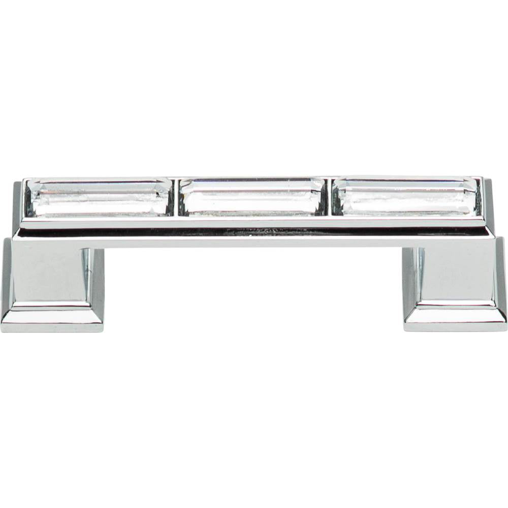 Legacy Crystal Pull 3 Inch (c-c) Matte Black