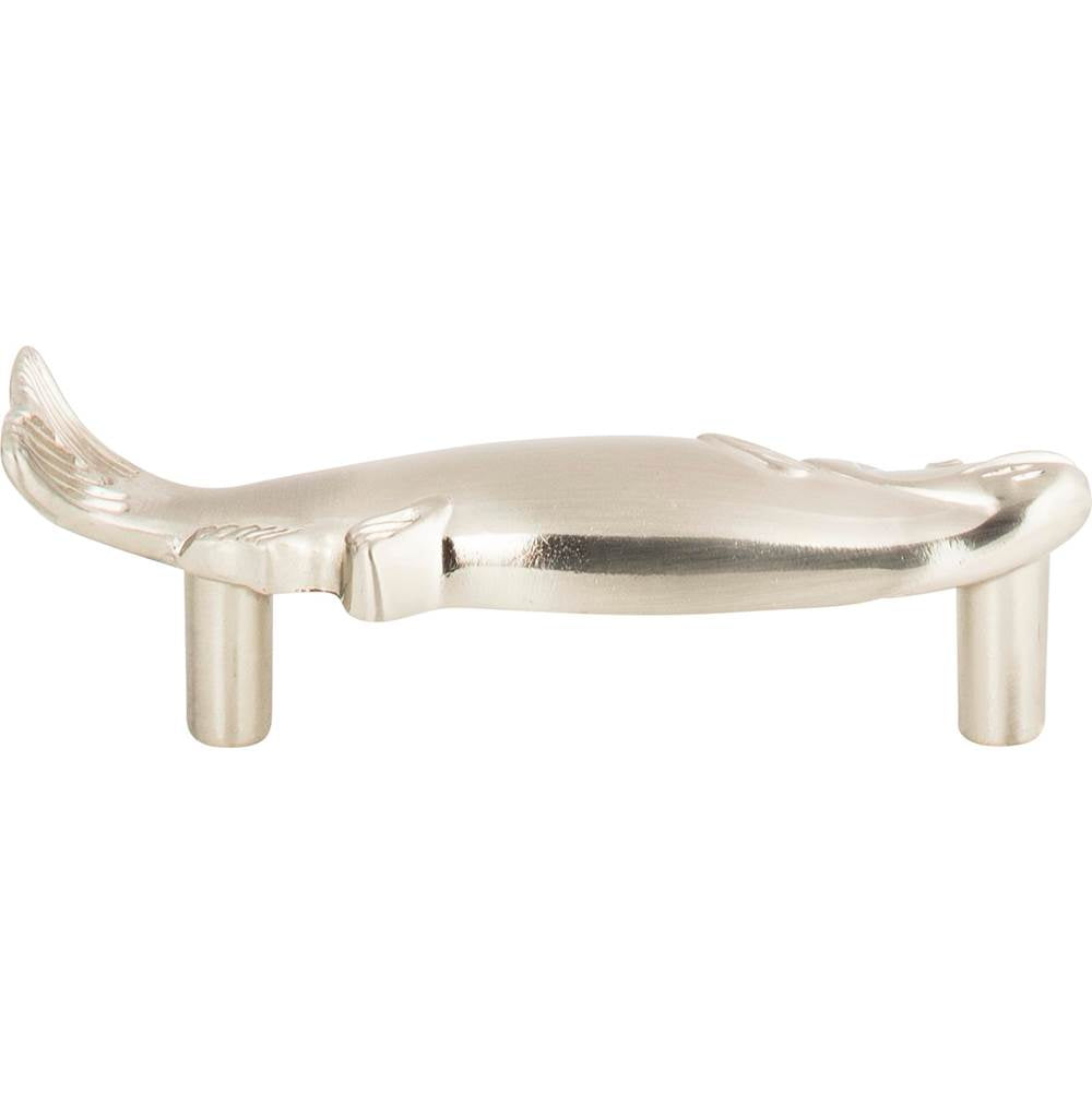 Atlas - Fish Pull 3 Inch (c-c) Brushed Nickel - Brushed Nickel