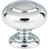 Atlas - Victoria Knob 1 1/4 Inch Polished Chrome - Polished Chrome