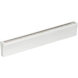 Crystal Inset Thin Pull 3 3/4 Inch (c-c) Matte Chrome
