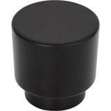 Atlas - Tom Tom Knob 1 1/4 Inch Matte Black - Matte Black