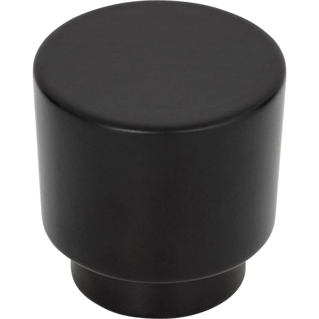 Atlas - Tom Tom Knob 1 1/4 Inch Matte Black - Matte Black