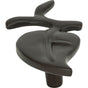 Atlas - California Leaf Knob 2 1/2 Inch Aged Bronze - Aged Bronze
