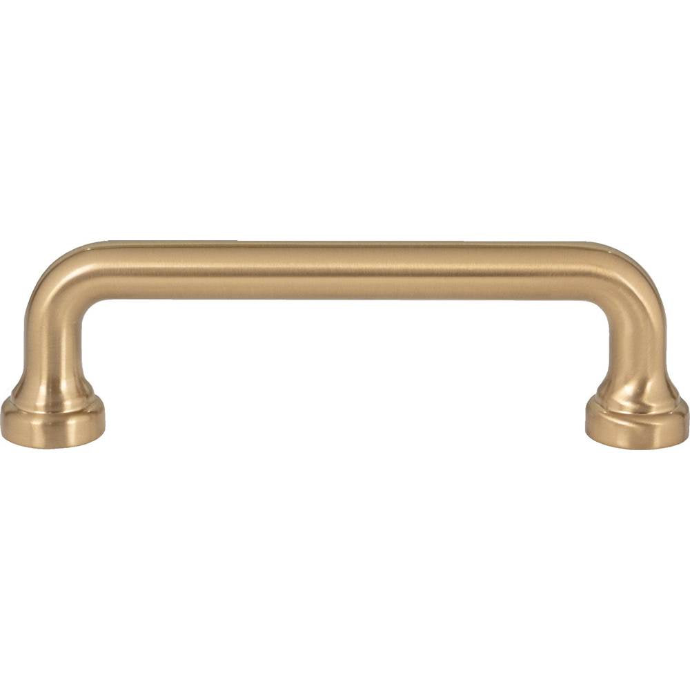 Atlas - Malin Pull 3 3/4 Inch (c-c) Warm Brass - Warm Brass