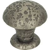 Atlas - Olde World Knob 1 Inch Pewter - Pewter