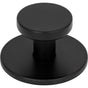 Atlas - Dot Knob 1 1/4 Inch Matte Black - Matte Black