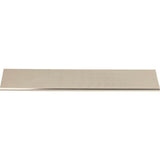 Atlas - Tab Edge Pull 8 13/16 Inch (c-c) Brushed Nickel - Brushed Nickel