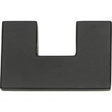 U Turn Knob 1 1/4 Inch (c-c) Matte Black