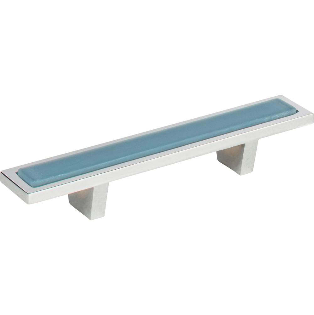 Spa Blue Pull 3 Inch (c-c) Brushed Nickel