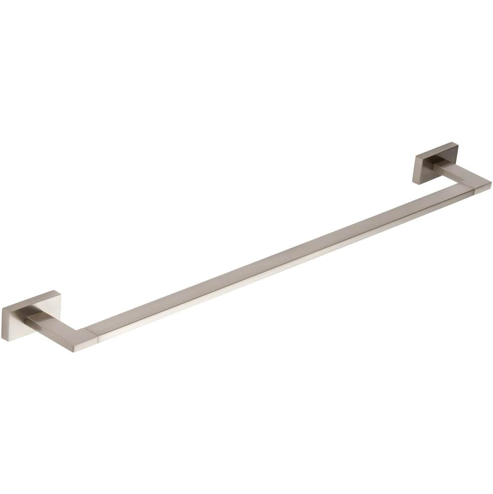 Atlas - Axel Bath Towel Bar 18 Inch Single Brushed Nickel - Brushed Nickel
