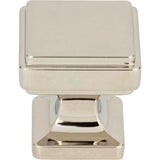 Atlas - Kate Knob 1 1/8 Inch Polished Nickel - Polished Nickel