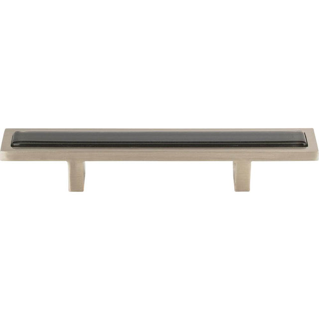 Atlas - Spa Black Pull 3 Inch (c-c) Brushed Nickel - Brushed Nickel