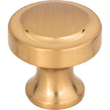 Atlas - Bradbury Knob 1 1/4 Inch Warm Brass - Warm Brass