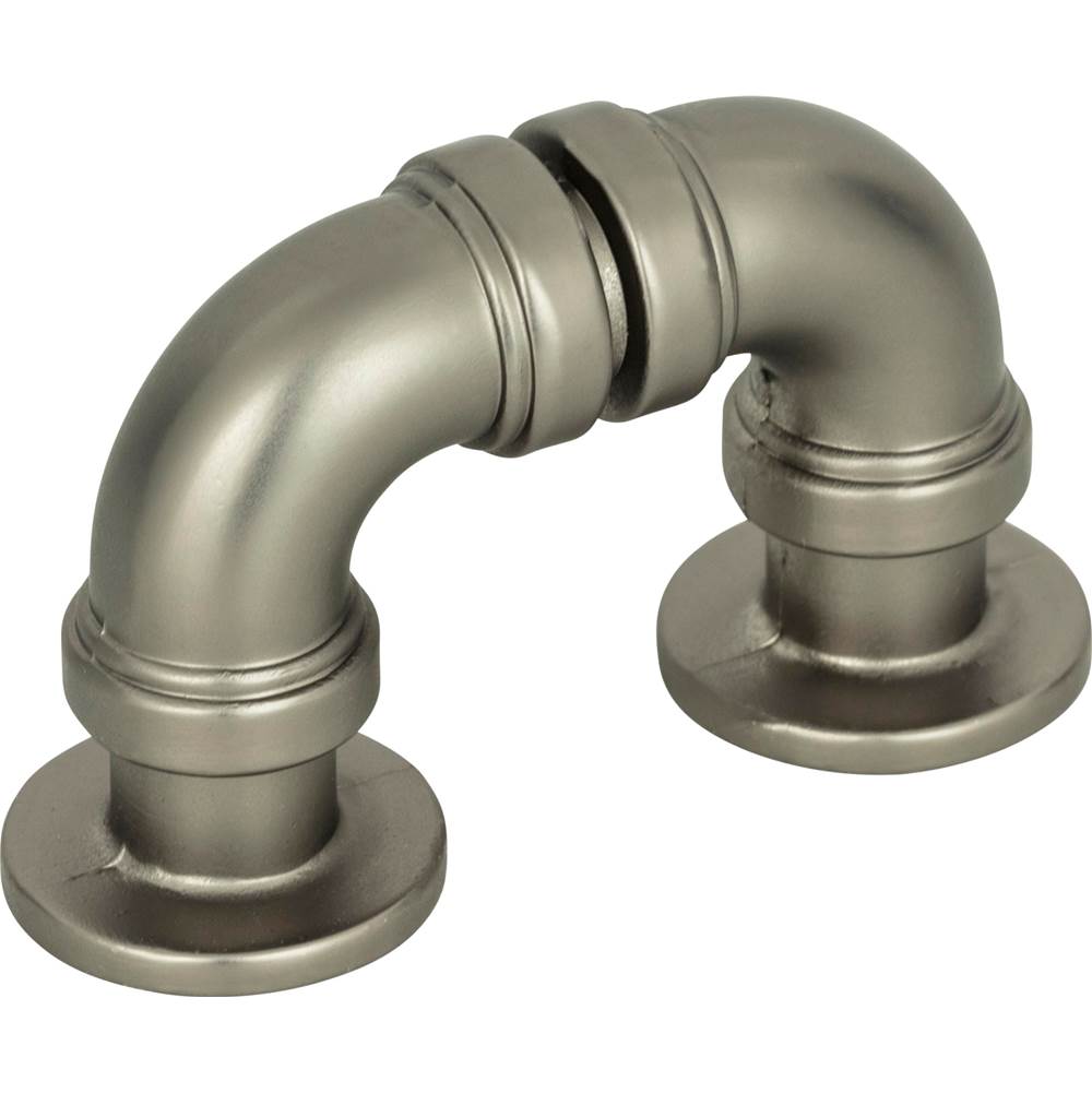 Steam Punk Finger Pull 1 5/16 Inch (c-c) Matte Black
