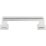 Atlas - Sutton Place Pull 3 Inch (c-c) Polished Chrome - Polished Chrome