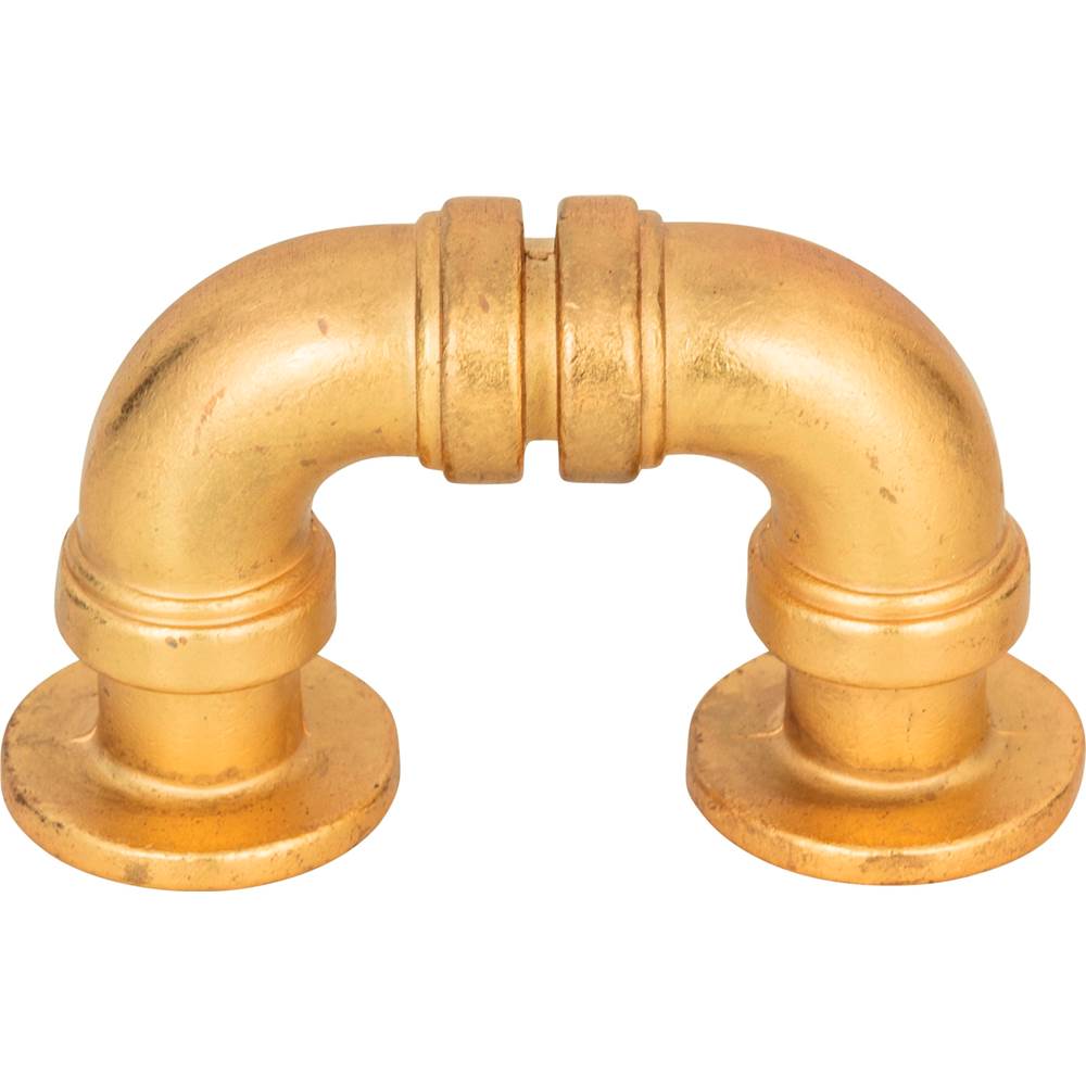 Atlas - Steam Punk Finger Pull 1 5/16 Inch (c-c) Vintage Brass - Vintage Brass