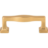 Atlas - Kate Pull 3 Inch (c-c) Warm Brass - Warm Brass