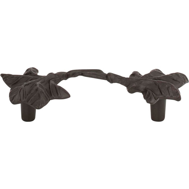 Atlas - Vineyard Leaf Pull 3 Inch (c-c) Aged Bronze - Aged Bronze