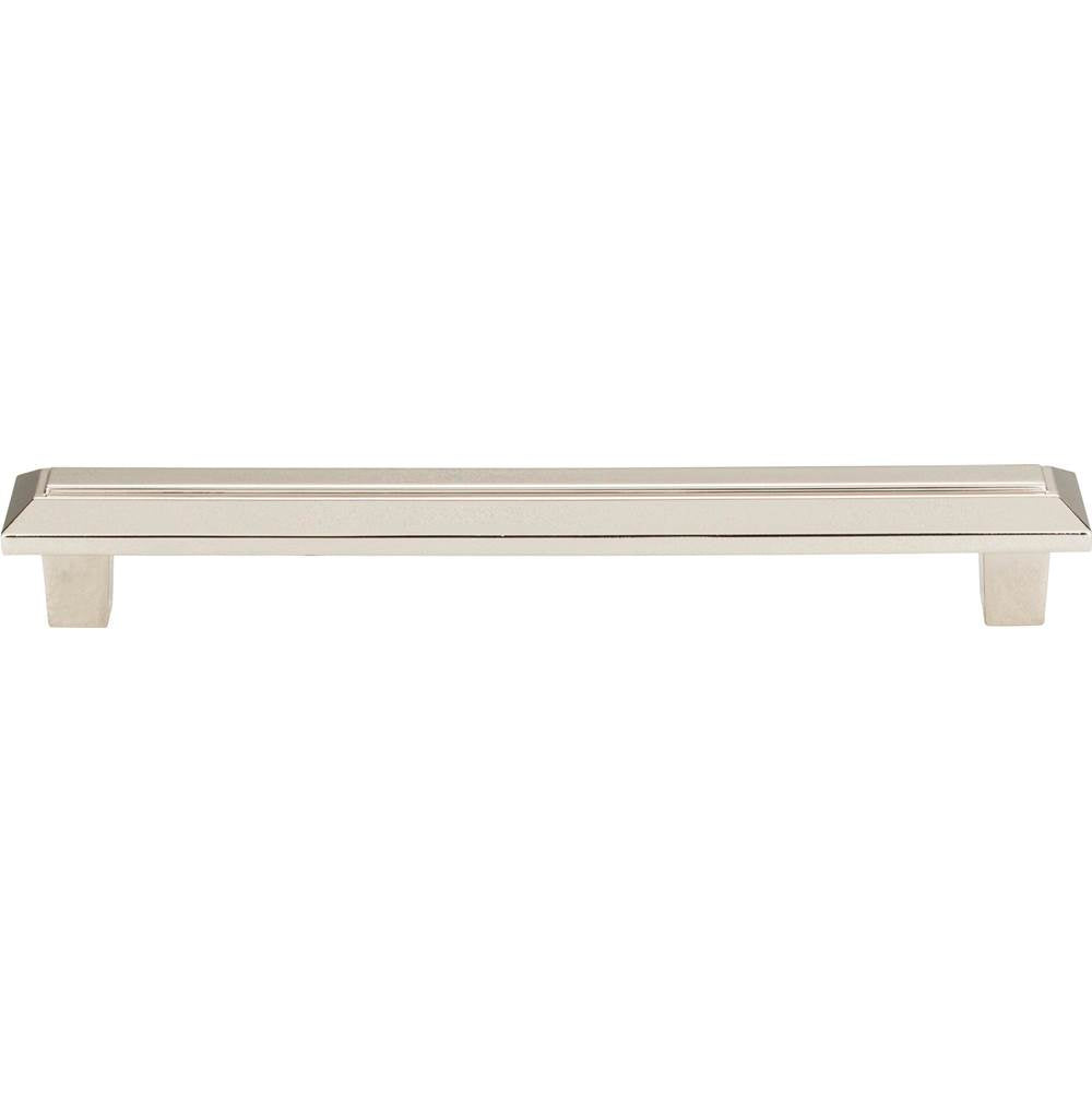 Atlas - Trocadero Pull 6 5/16 Inch (c-c) Polished Nickel - Polished Nickel