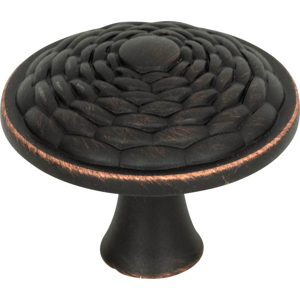 Atlas - Mandalay Round Knob 1 5/16 Inch Venetian Bronze - Venetian Bronze