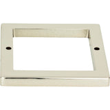 Atlas - Tableau Square Base 2 1/2 Inch Polished Nickel - Polished Nickel