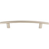 Atlas - Curved Line Pull 5 1/16 Inch (c-c) Brushed Nickel - Brushed Nickel