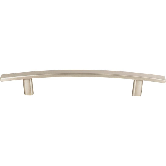 Atlas - Curved Line Pull 5 1/16 Inch (c-c) Brushed Nickel - Brushed Nickel