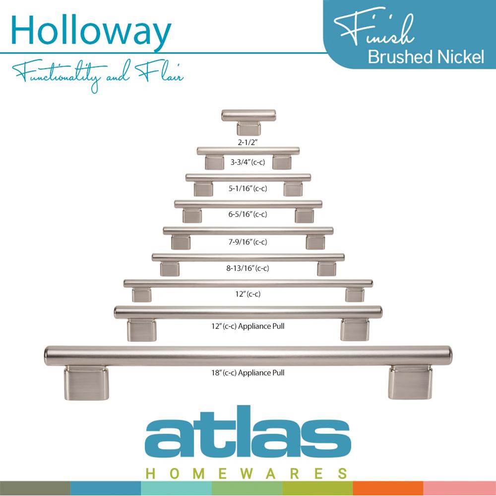 Holloway Pull 12 Inch (c-c) Matte Black