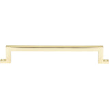 Atlas - Campaign Bar Pull 6 5/16 Inch (c-c) Polished Brass - Polished Brass
