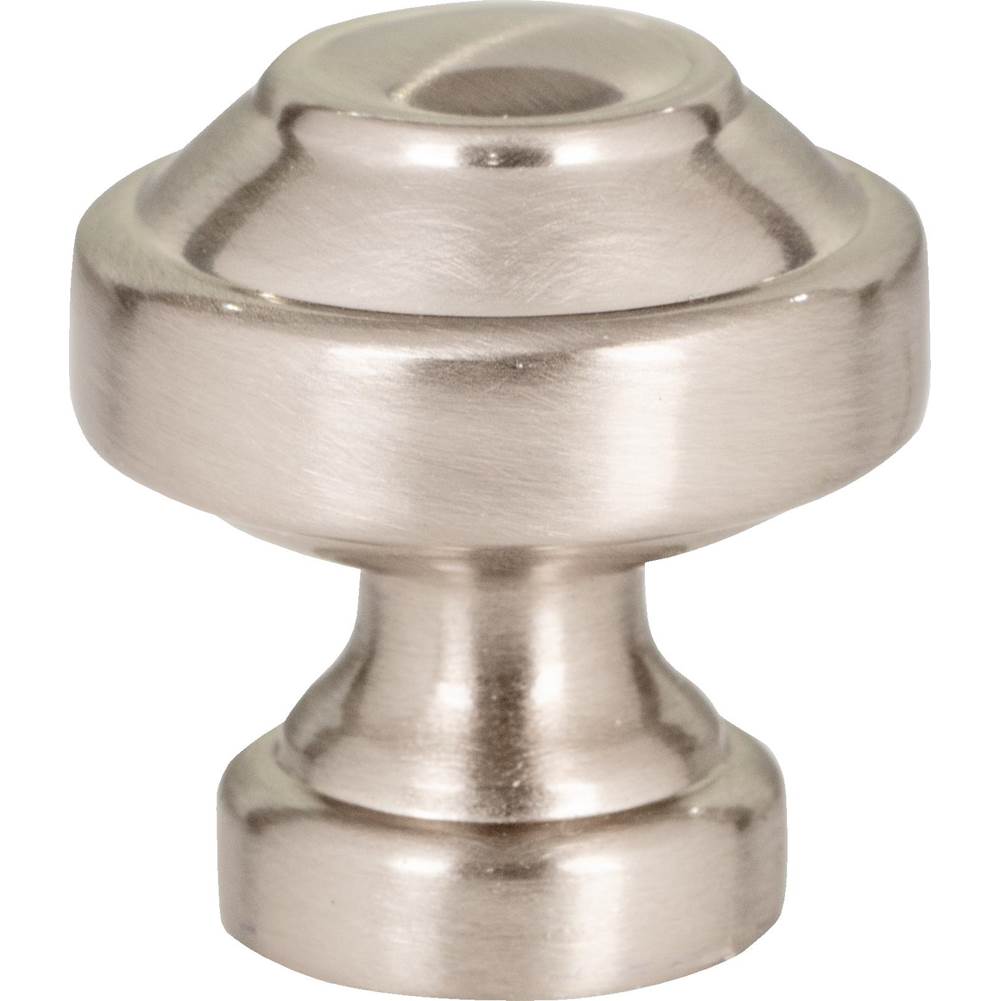 Atlas - Malin Knob 1 1/8 Inch Brushed Nickel - Brushed Nickel