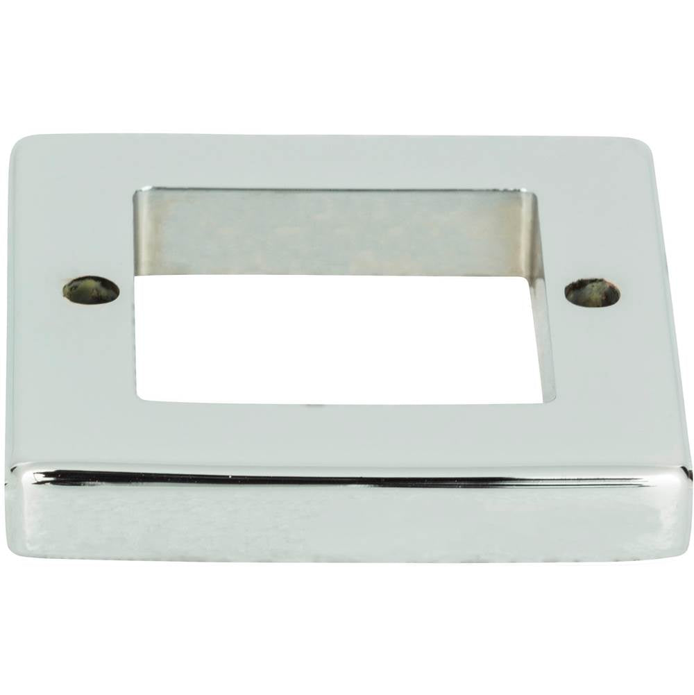 Atlas - Tableau Square Base 1 7/16 Inch Polished Chrome - Polished Chrome