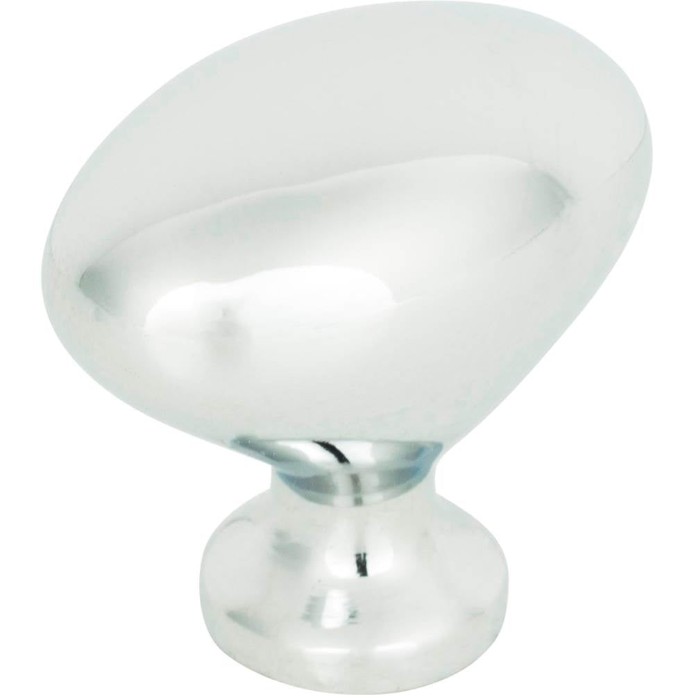 Robin Egg Knob 1 1/4 Inch Brushed Nickel