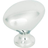 Robin Egg Knob 1 1/4 Inch Brushed Nickel