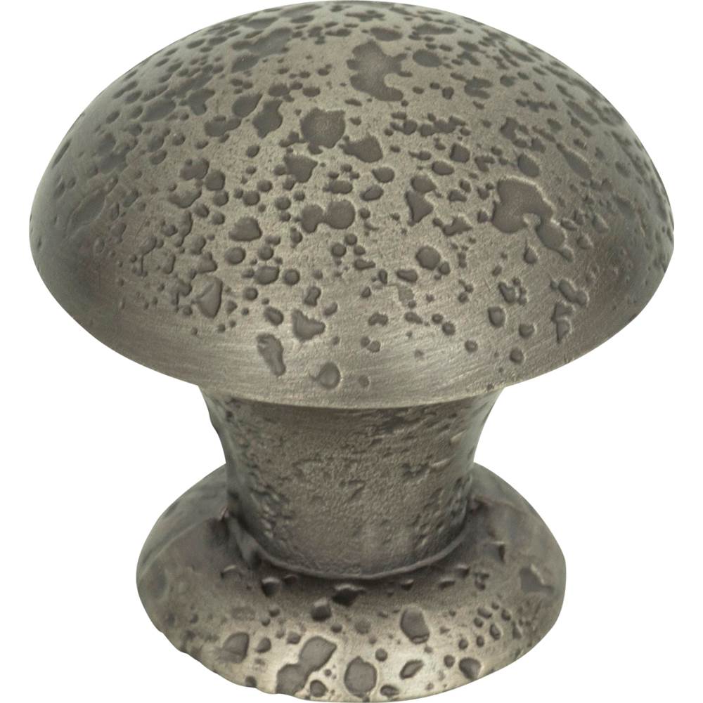 Atlas - Olde World Knob 1 3/8 Inch Pewter - Pewter