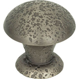 Atlas - Olde World Knob 1 3/8 Inch Pewter - Pewter
