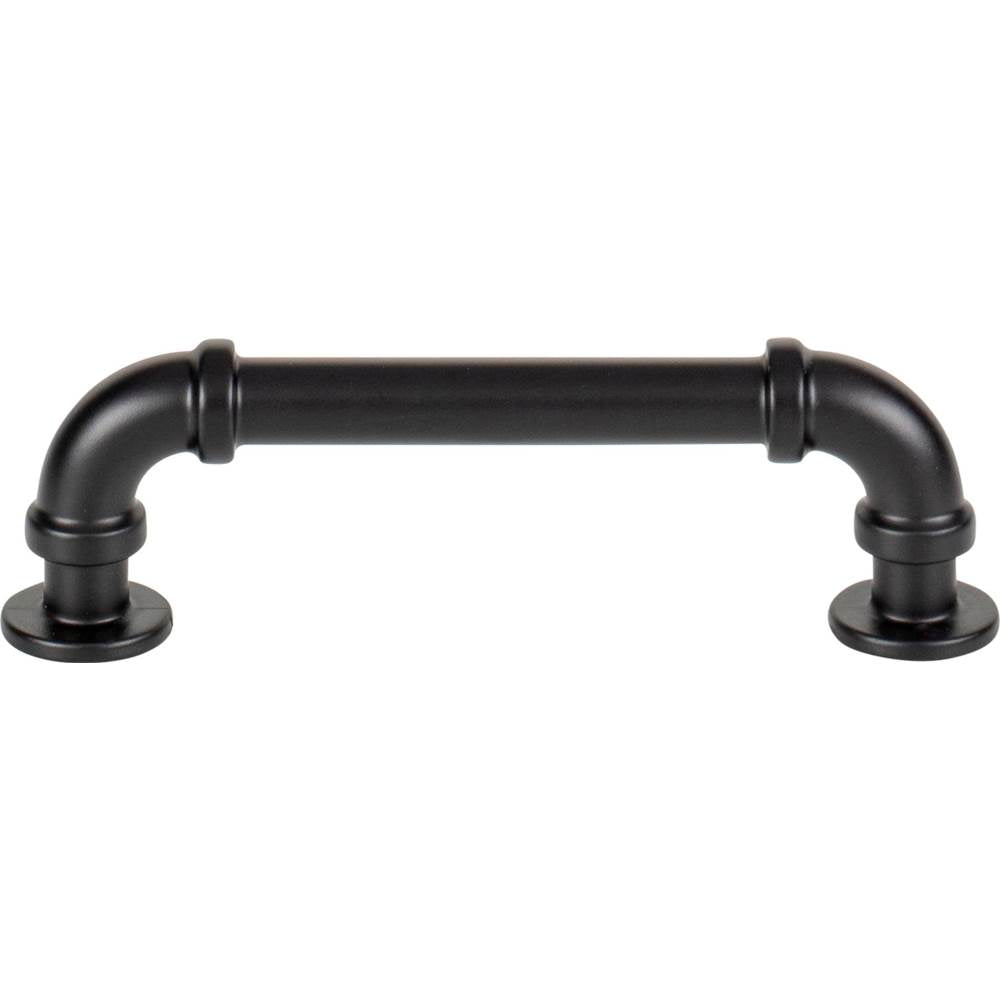 Atlas - Steam Punk Pull 3 3/4 Inch (c-c) Matte Black - Matte Black