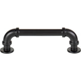 Atlas - Steam Punk Pull 3 3/4 Inch (c-c) Matte Black - Matte Black