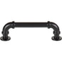 Atlas - Steam Punk Pull 3 3/4 Inch (c-c) Matte Black - Matte Black