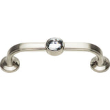 Legacy Crystal Bracelet Pull 3 Inch (c-c) Matte Black