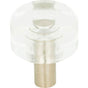 Atlas - Optimism Round Knob 1 3/16 Inch Brushed Nickel - Brushed Nickel