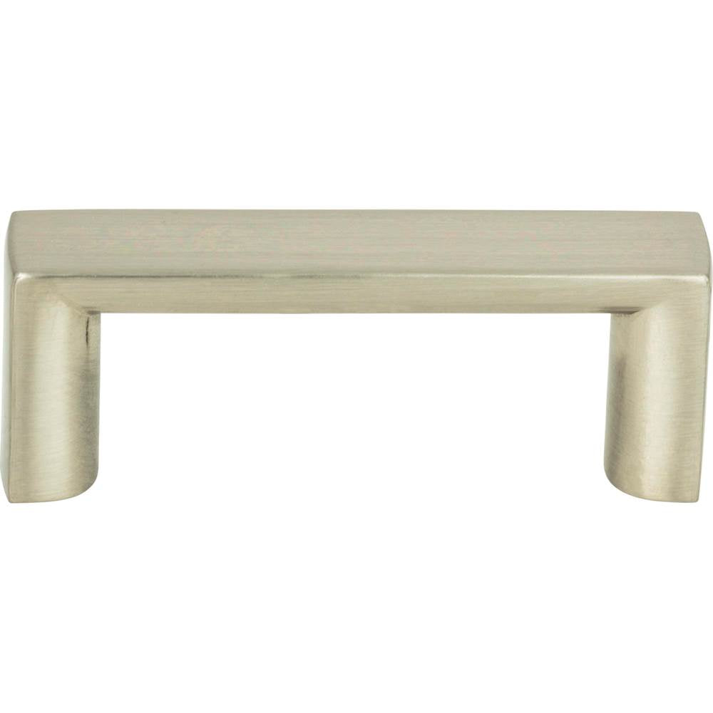 Atlas - Tableau Squared Pull 1 13/16 Inch (c-c) Brushed Nickel - Brushed Nickel