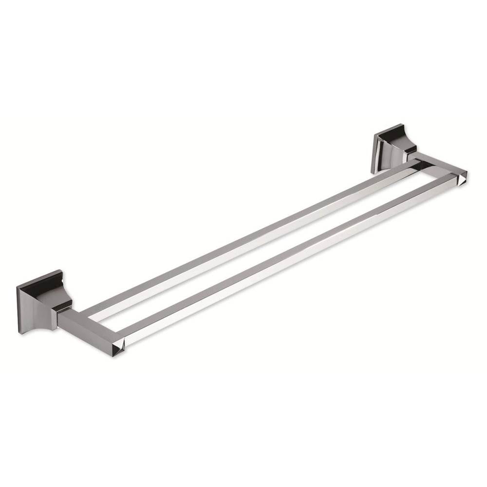 Atlas - Gratitude Bath Towel Bar 24 Inch Double Polished Chrome - Polished Chrome