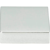 Atlas - Thin Square Knob 1 1/4 Inch Polished Chrome - Polished Chrome