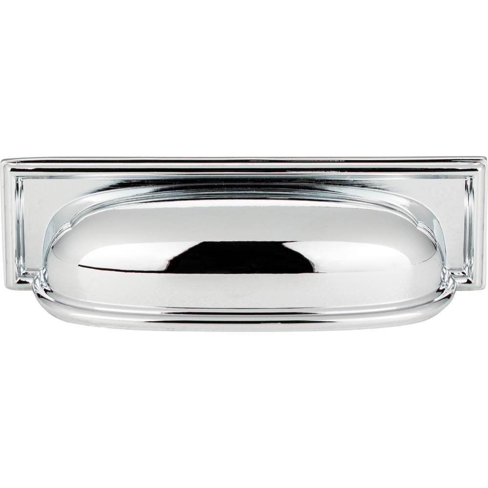 Atlas - Campaign Rope Cup Pull 3 3/4 Inch (c-c) Polished Chrome - Polished Chrome