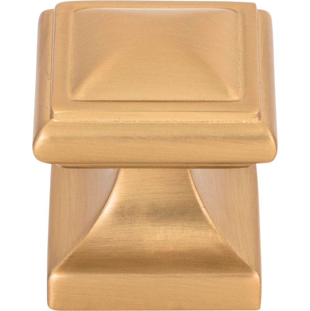 Atlas - Wadsworth Knob 1 1/4 Inch Warm Brass - Warm Brass
