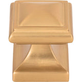 Atlas - Wadsworth Knob 1 1/4 Inch Warm Brass - Warm Brass