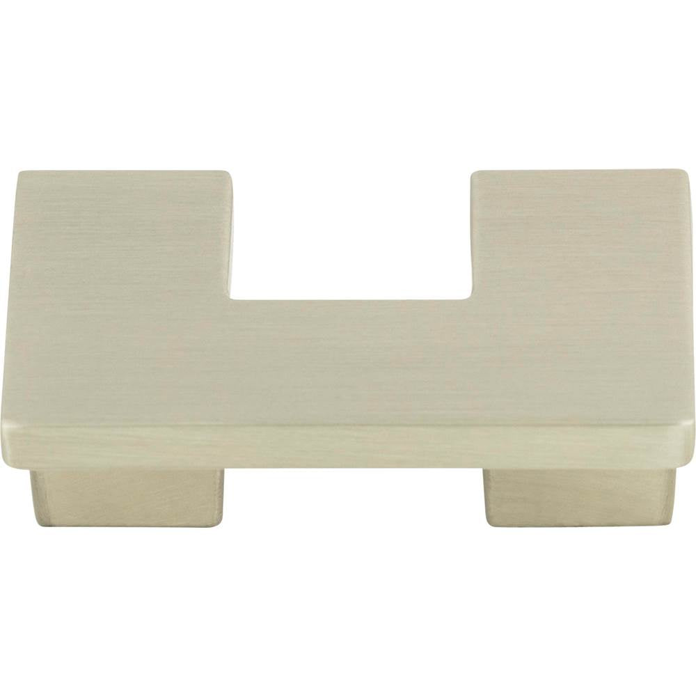 Atlas - U Turn Knob 1 1/4 Inch (c-c) Brushed Nickel - Brushed Nickel