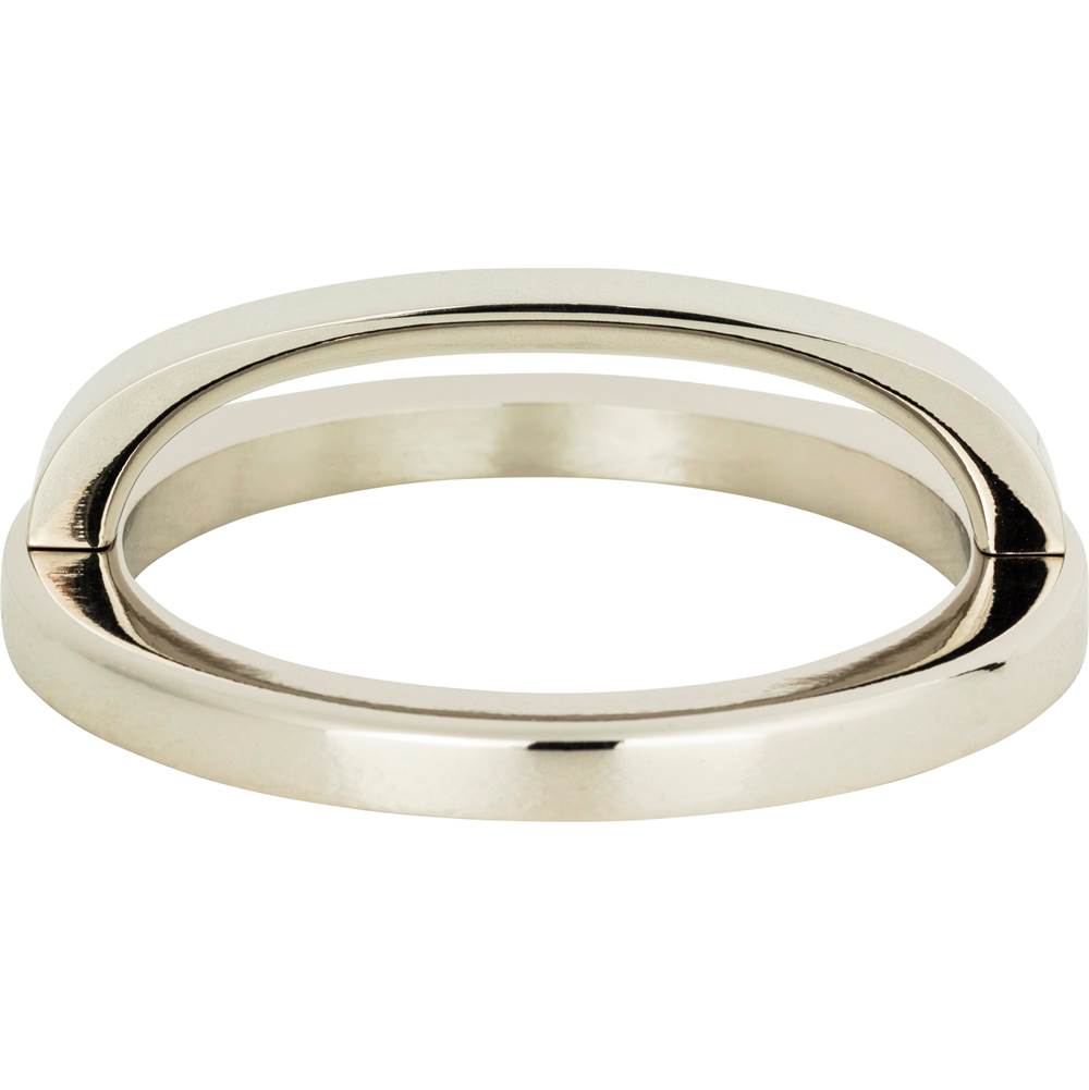 Atlas - Tableau Round Base and Top 3 Inch (c-c) Polished Nickel - Polished Nickel