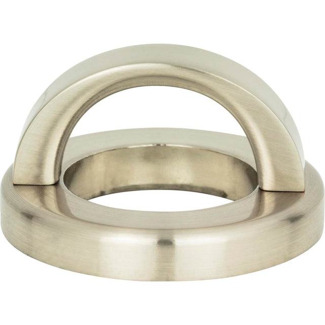 Atlas - Tableau Round Base and Top 1 7/16 Inch (c-c) Brushed Nickel - Brushed Nickel
